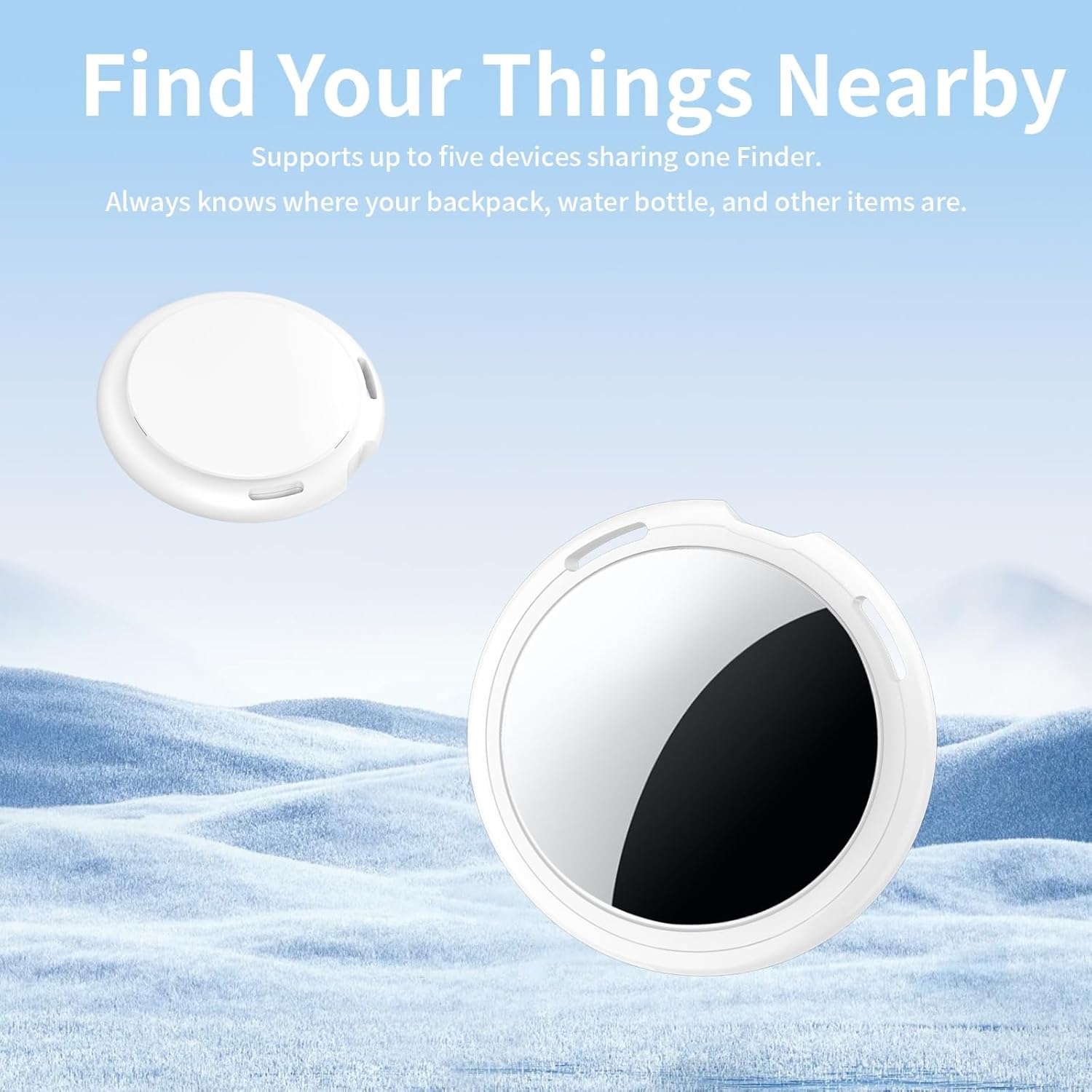 2 seurantatunnisteen pakkaus Yhdistä Apple Find My -sovellukseen (vain iOS) Bluetooth Air Smart Tag -avaimenperä Esinepaikannin Vedenpitävä etsintälaite maailmanlaajuisesti